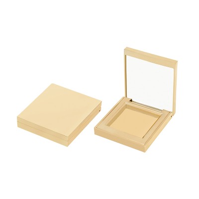 Empty plastic new square full magnet big case high quality magnetic compact case eyeshadow case