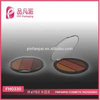 Wholesale round empty eyeshadow case