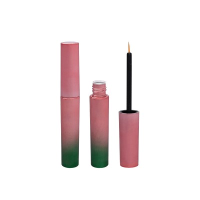 Plastic Liquid Lipstick Tube Cosmetic Packaging Round Empty Lipgloss Container Lipgloss Tube